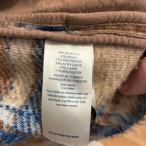 Faherty Shirt Jacket/Chore Coat - Picture 3 of 3